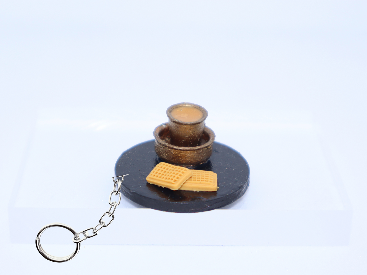 Milk Bikis Biscuit and Filter Coffee Combo Miniature Keychain