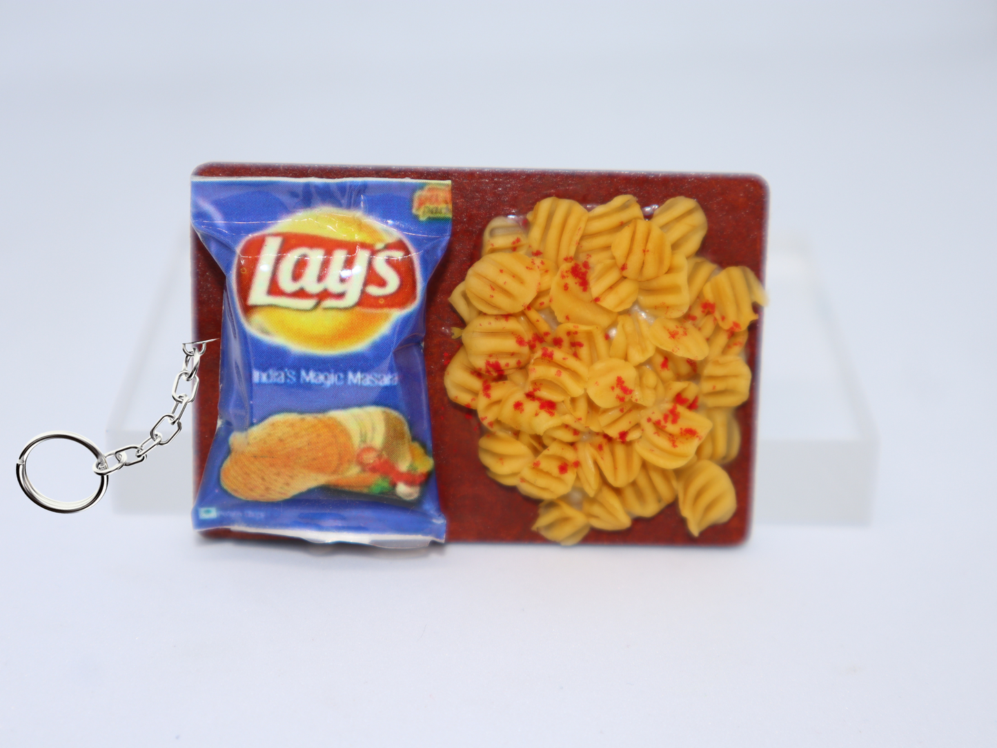 Blue Lays Miniature Keychain