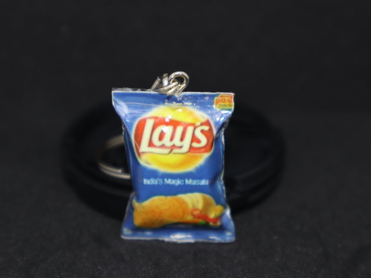 Blue Lays Packet Miniature Keychain