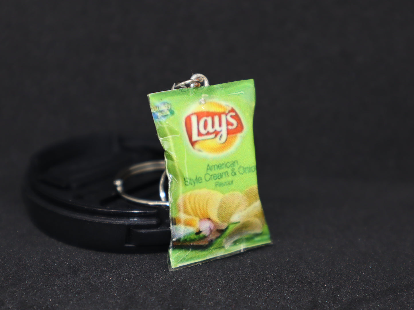 Green Lays Packet Miniature Keychain