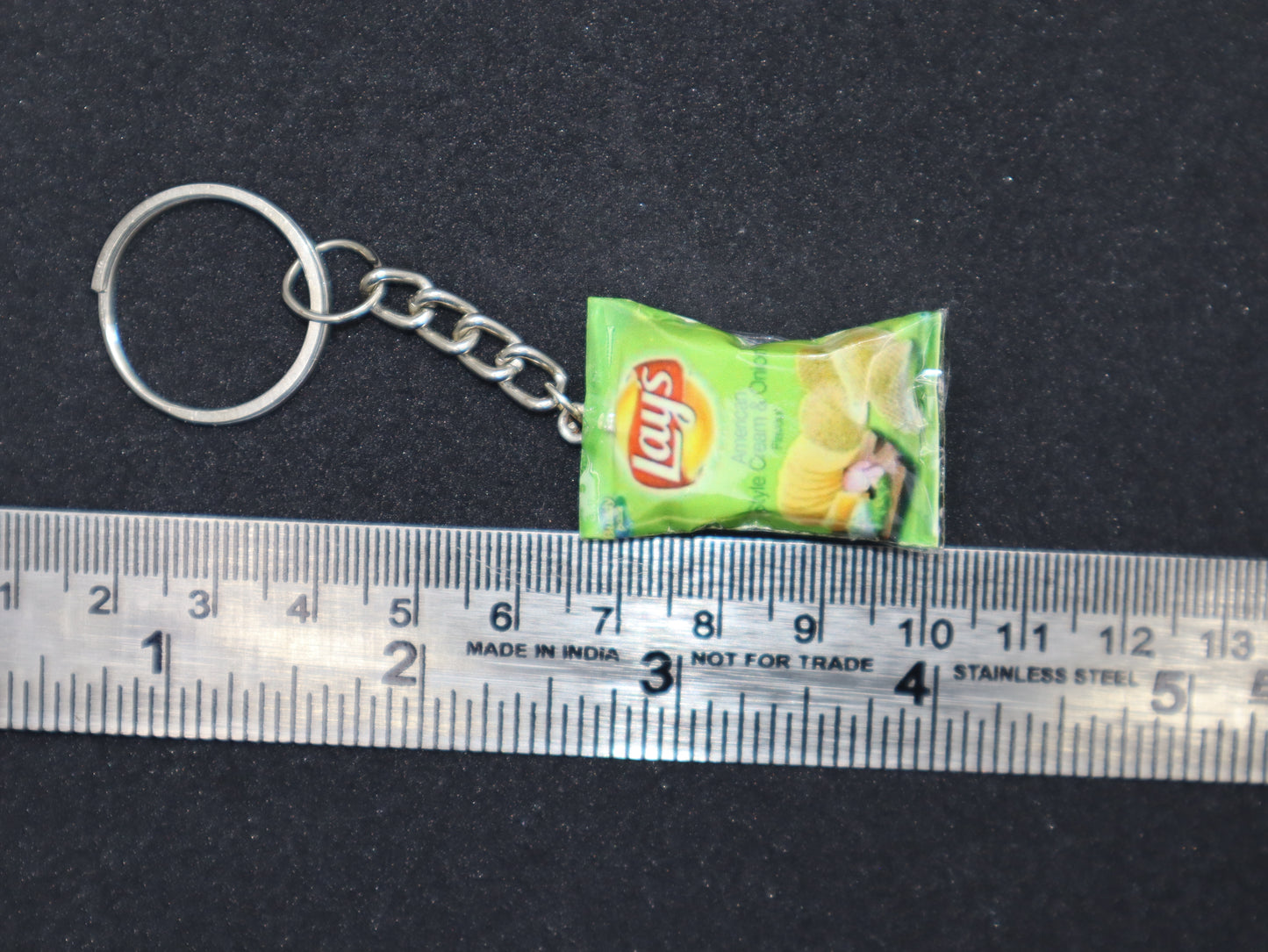 Green Lays Packet Miniature Keychain