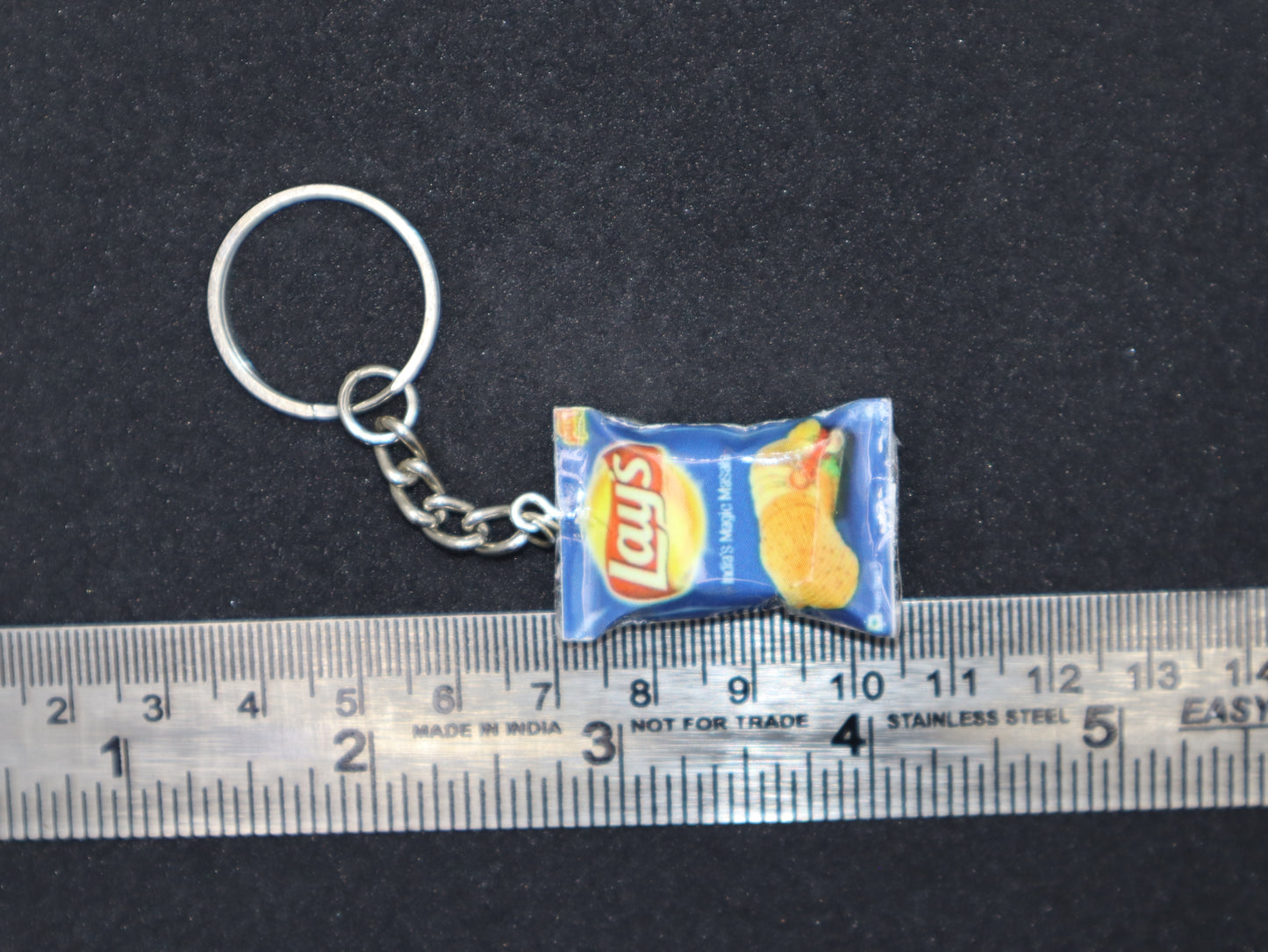 Blue Lays Packet Miniature Keychain