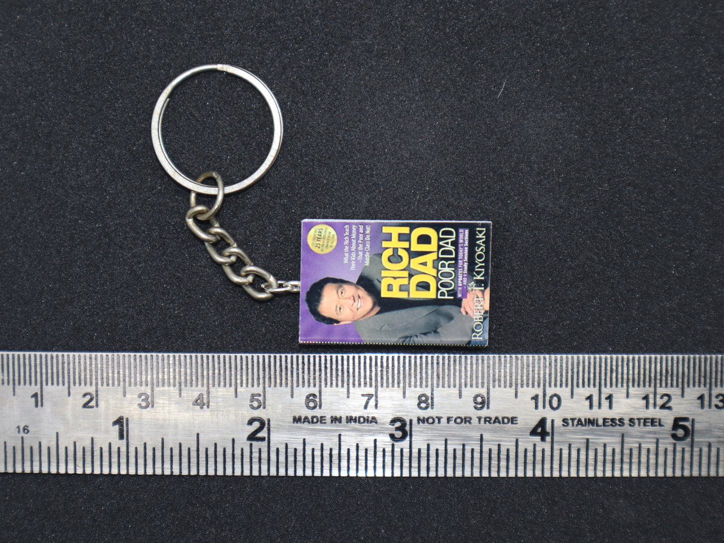 Rich Dad Poor Dad - Miniature Book Keychain
