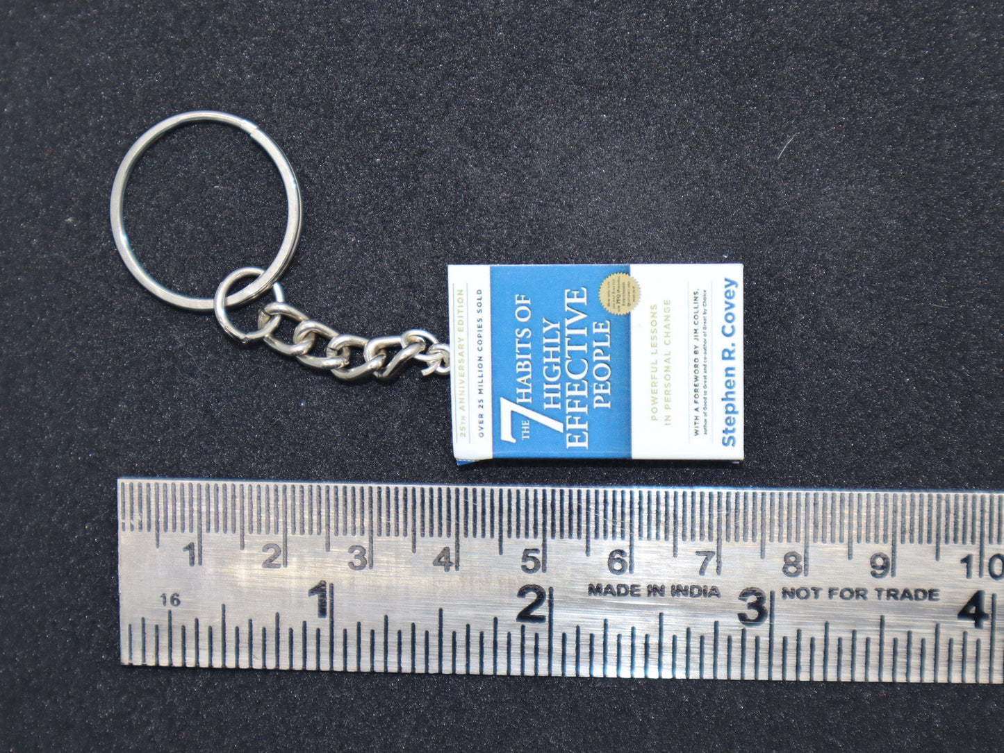 The 7 Habits if Highly Effective People - Miniature Book Keychain