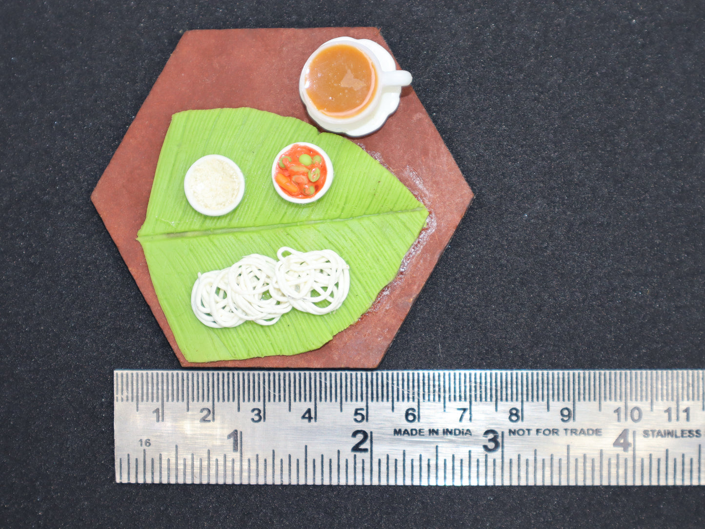 Idiyappam with Coffee Miniature Magnet