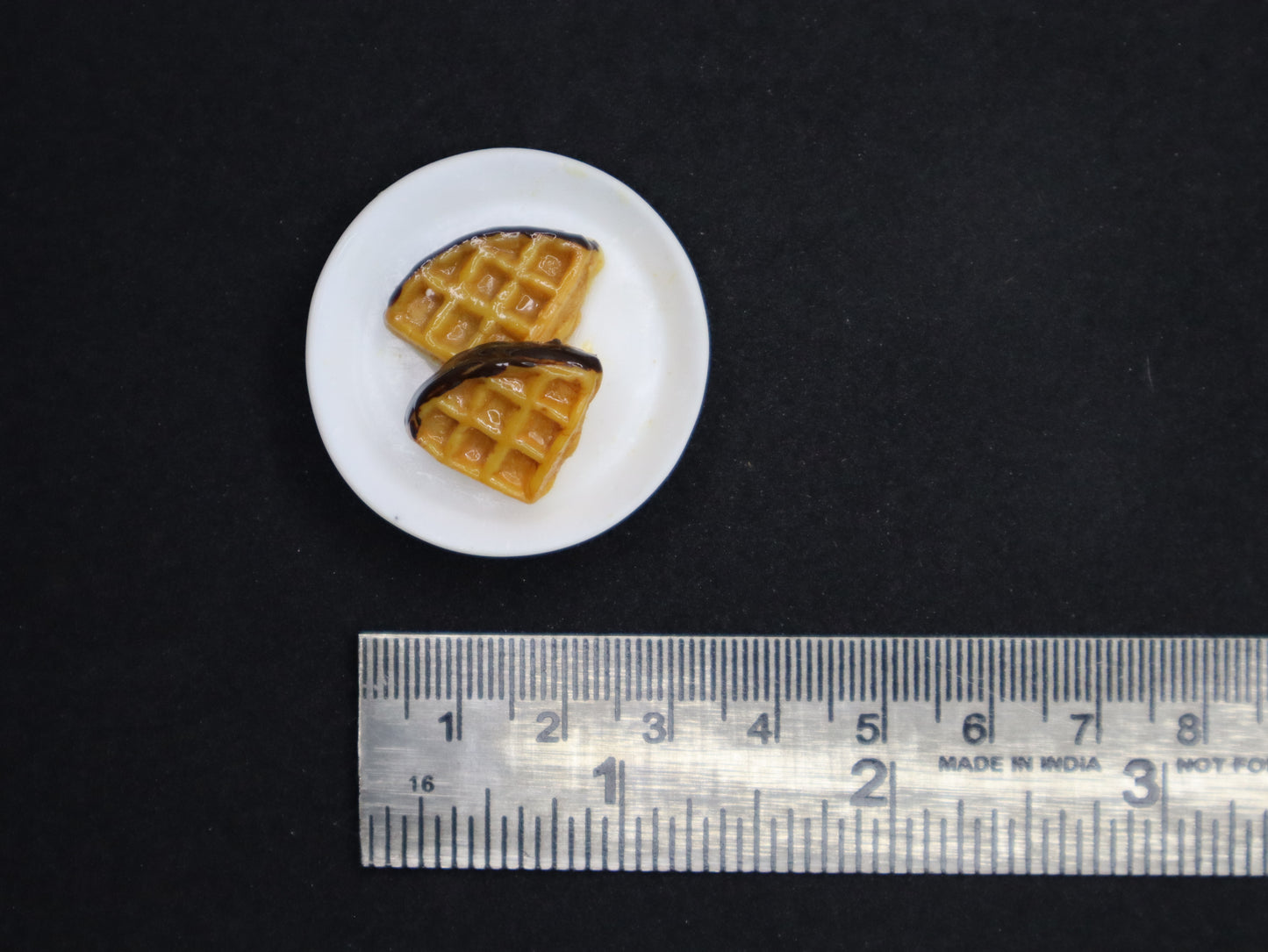 Chocolate Waffle Keychain