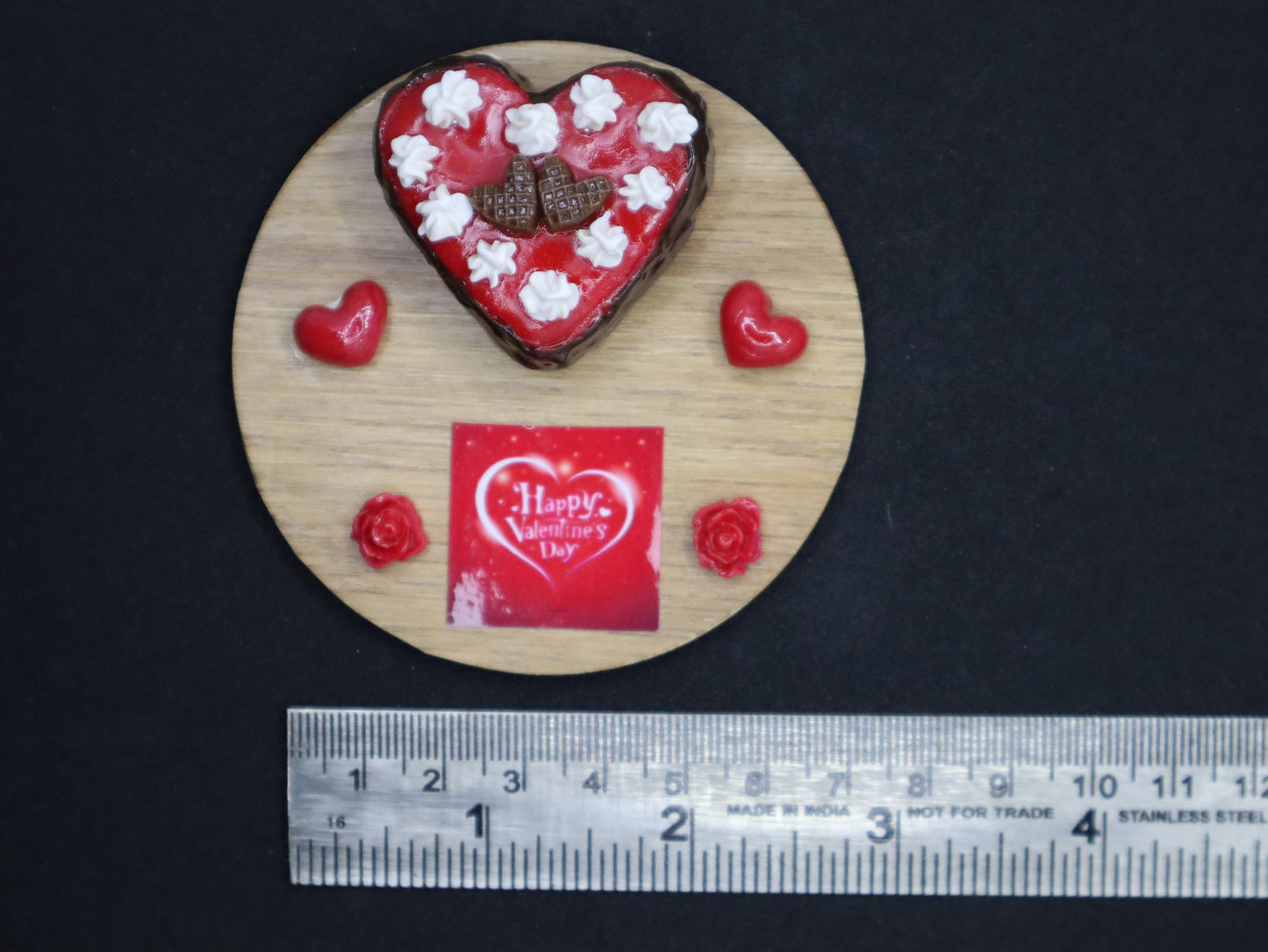 Happy Valentine’s Day Heart Cake Miniature