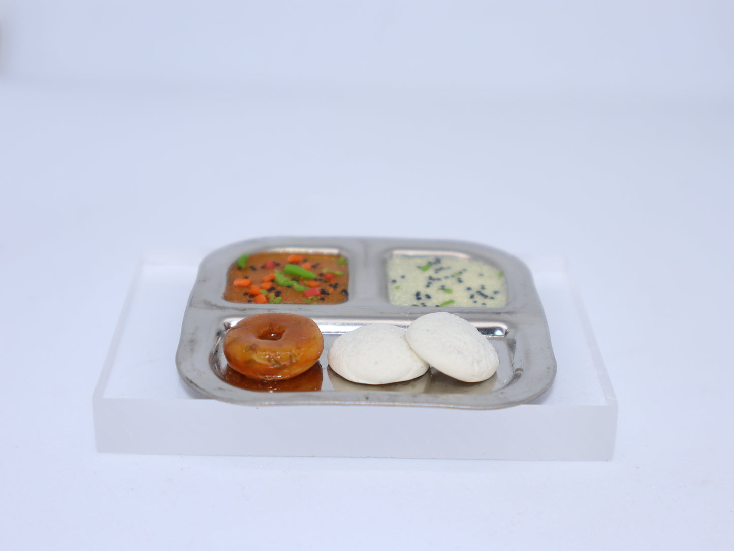 Idly in 3 Division Plate - Miniature Magnet