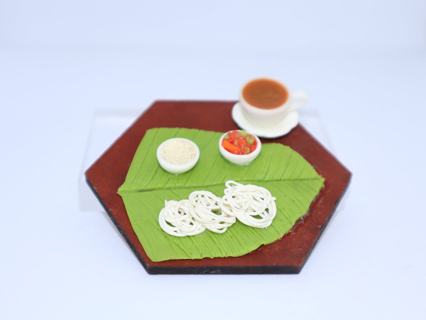 Idiyappam with Coffee Miniature Magnet