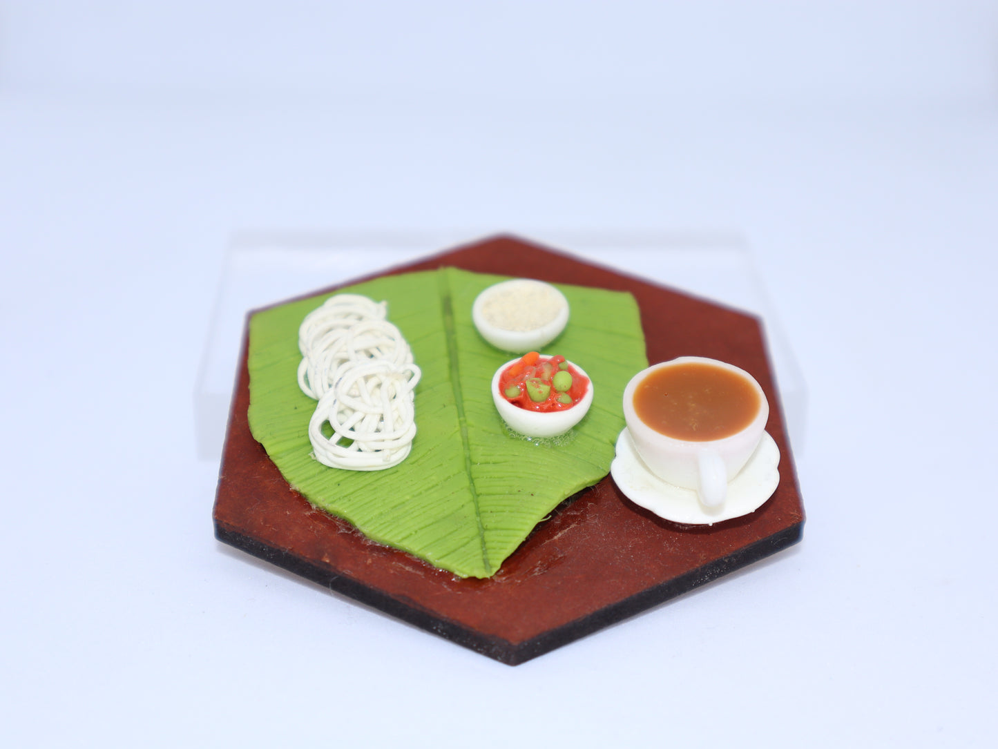 Idiyappam with Coffee Miniature Magnet