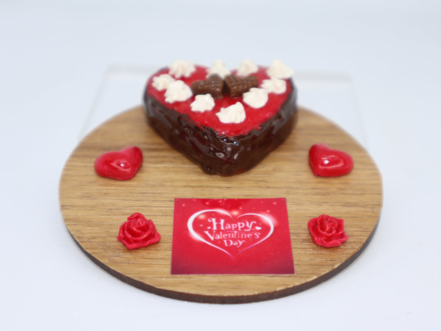 Happy Valentine’s Day Heart Cake Miniature