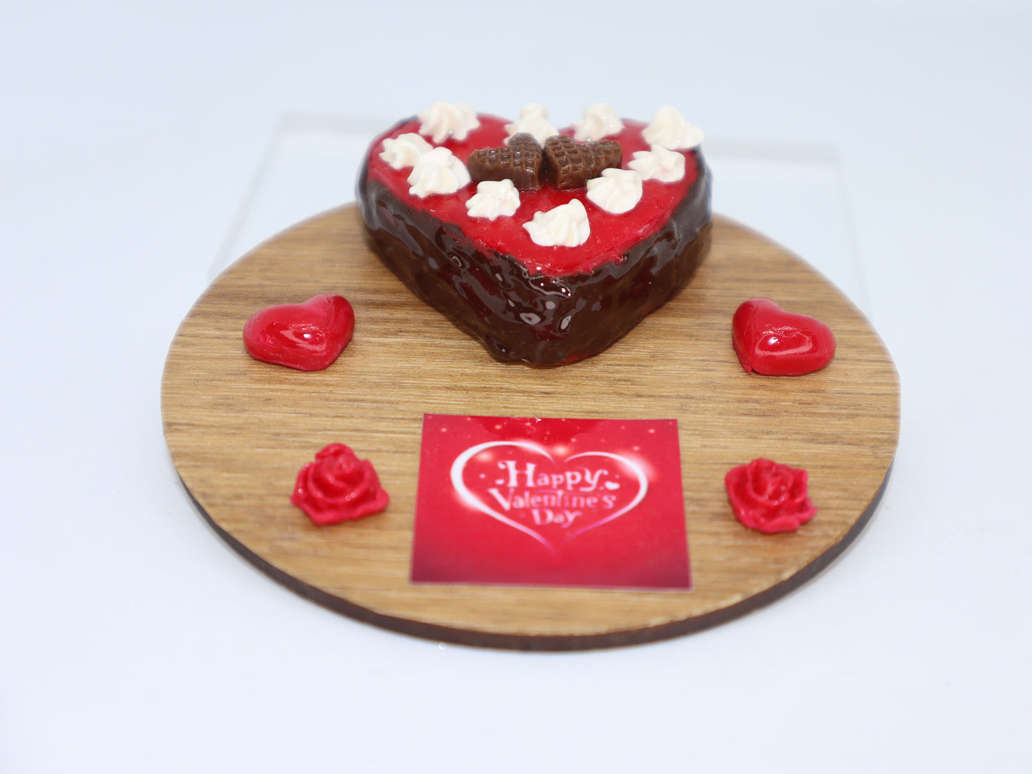 Happy Valentine’s Day Heart Cake Miniature