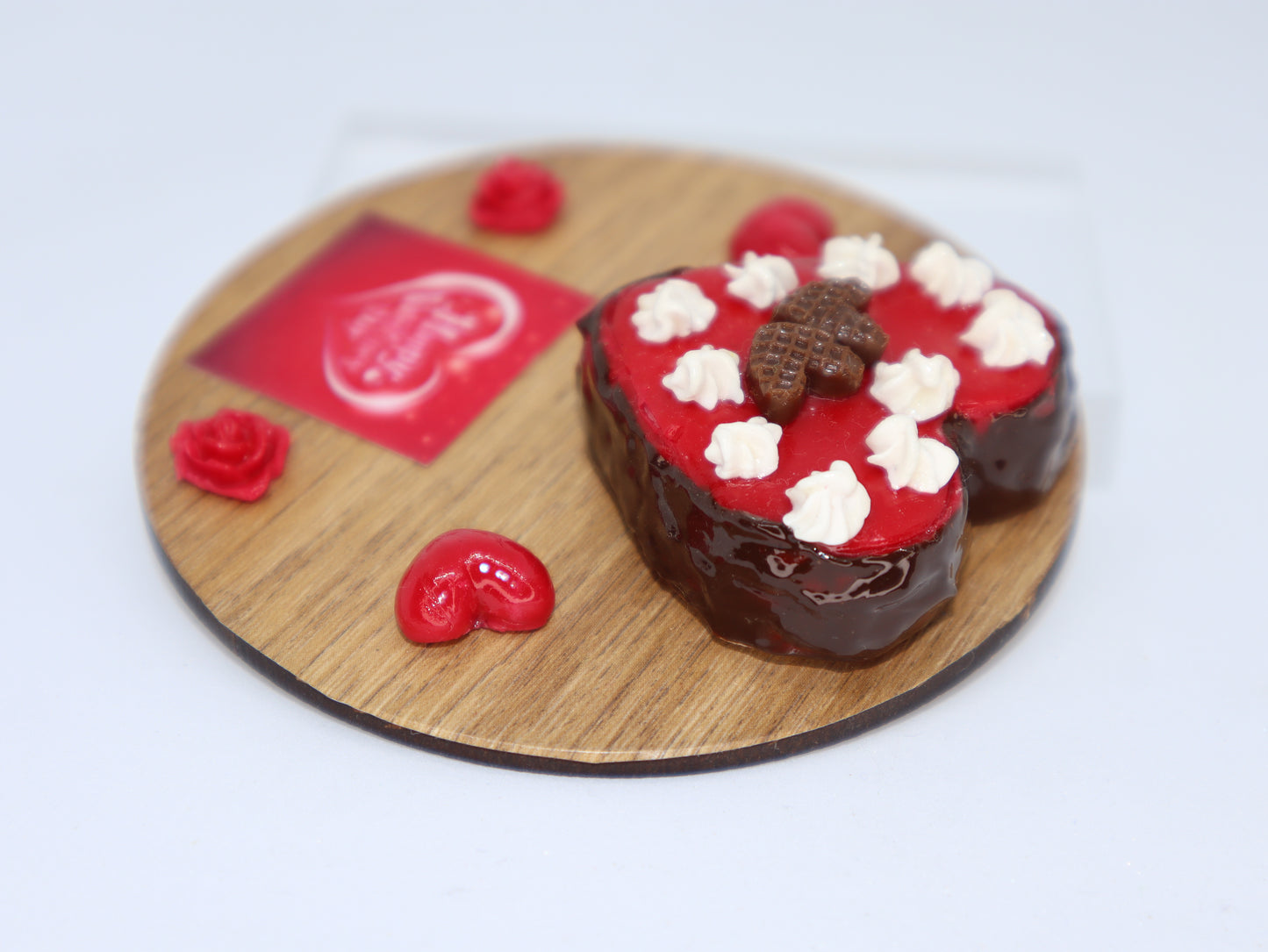 Happy Valentine’s Day Heart Cake Miniature