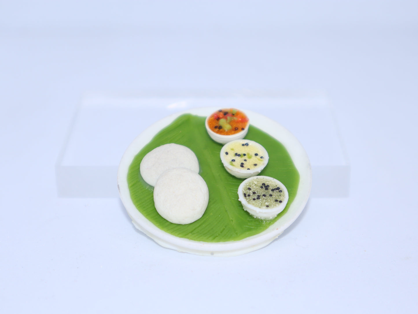 Idly in Round Plate - Miniature Magnet