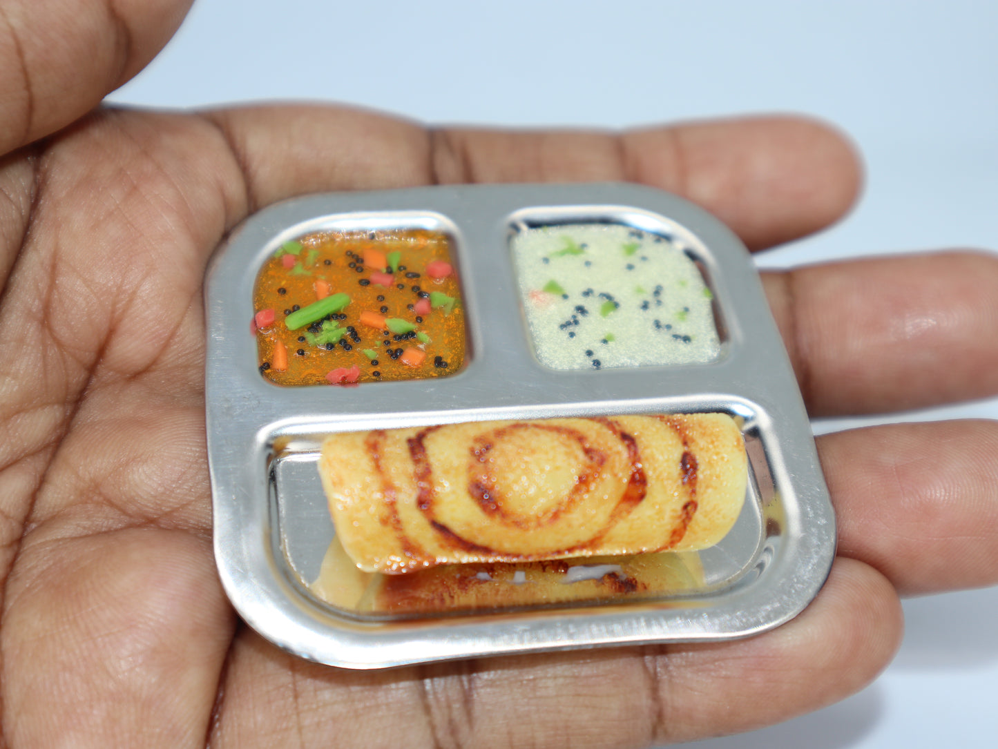 Dosa Platter - Miniature Keychain