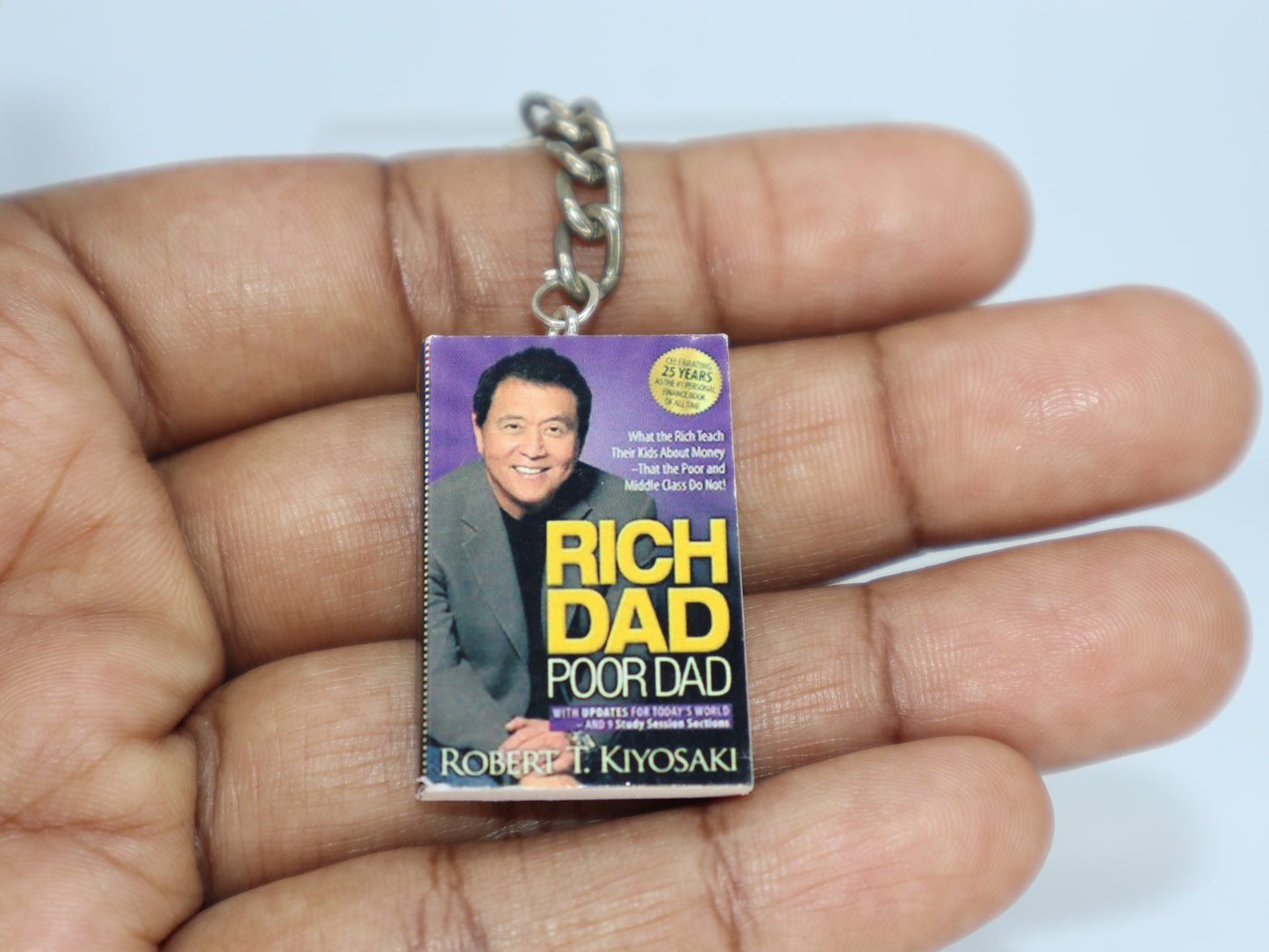 Rich Dad Poor Dad - Miniature Book Keychain