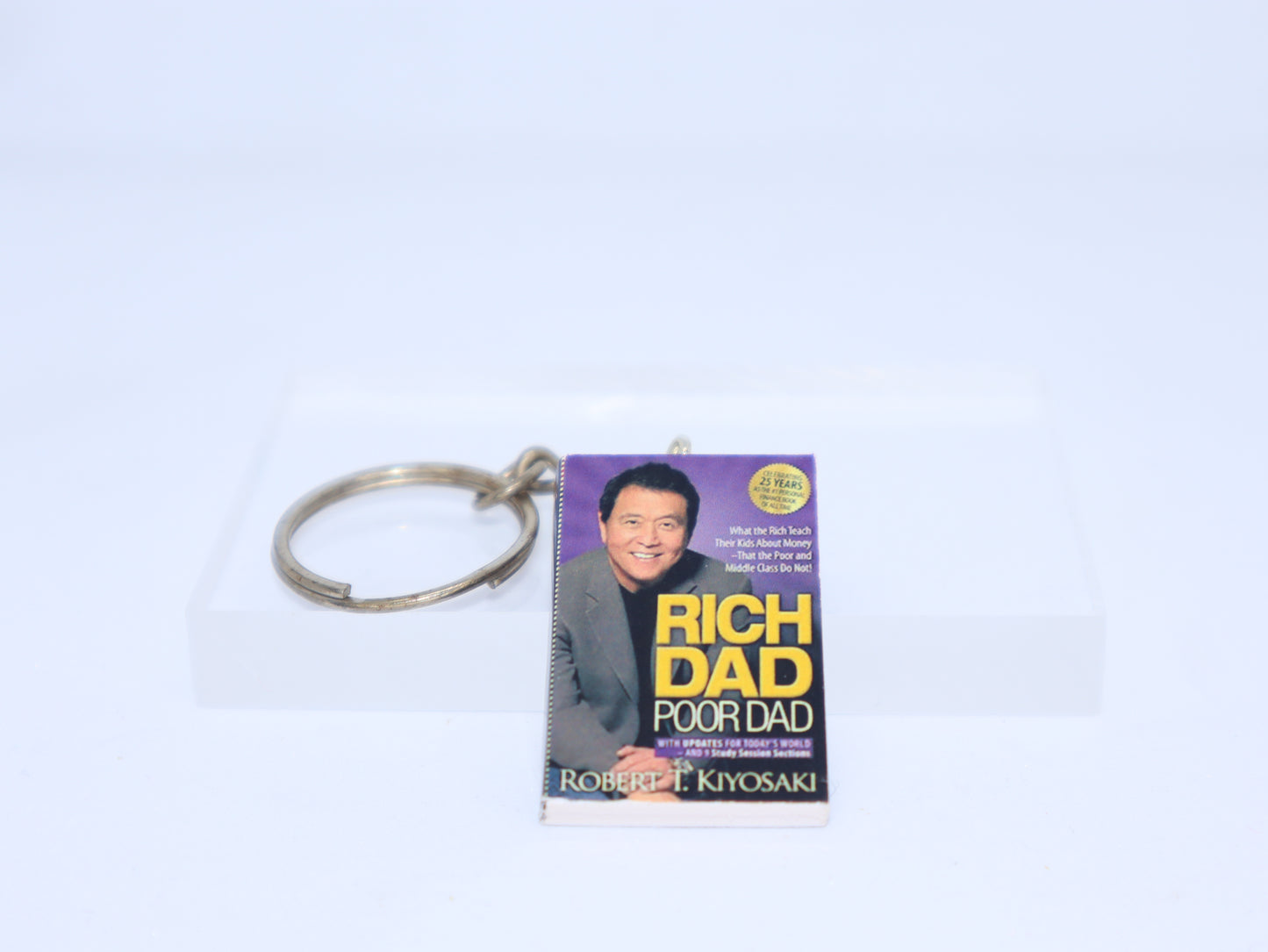 Rich Dad Poor Dad - Miniature Book Keychain