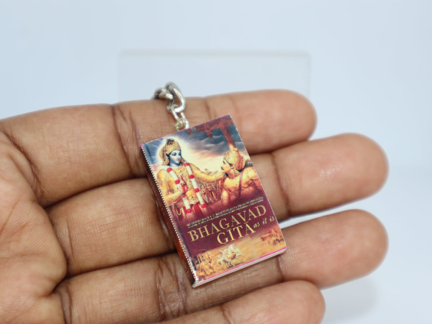 Bhagavad Gita - Miniature Book Keychain