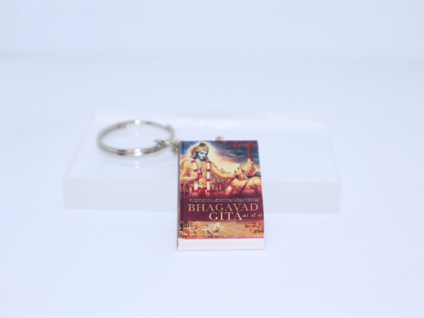 Bhagavad Gita - Miniature Book Keychain