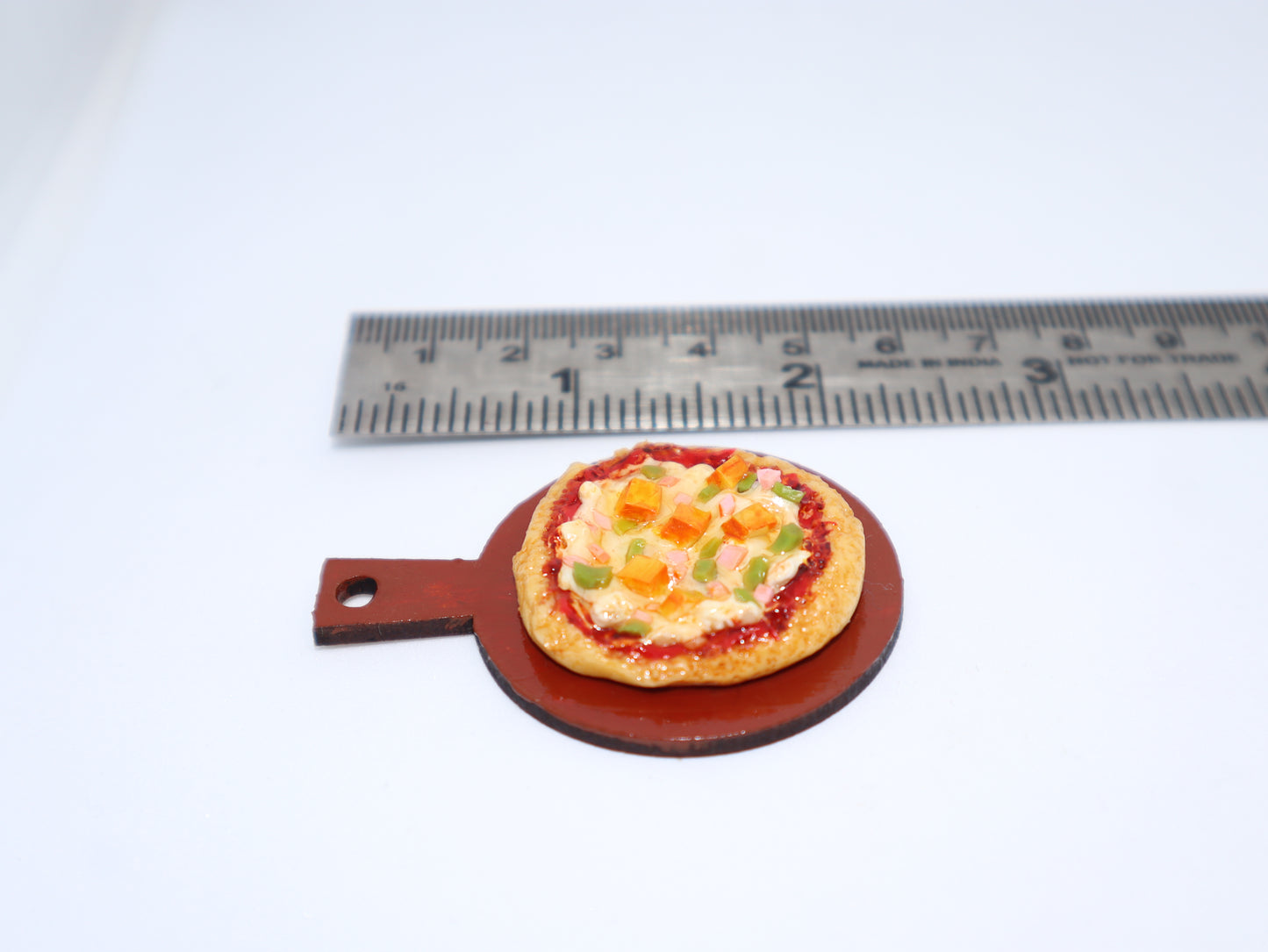 Paneer Pizza Miniature Fridge Magnet
