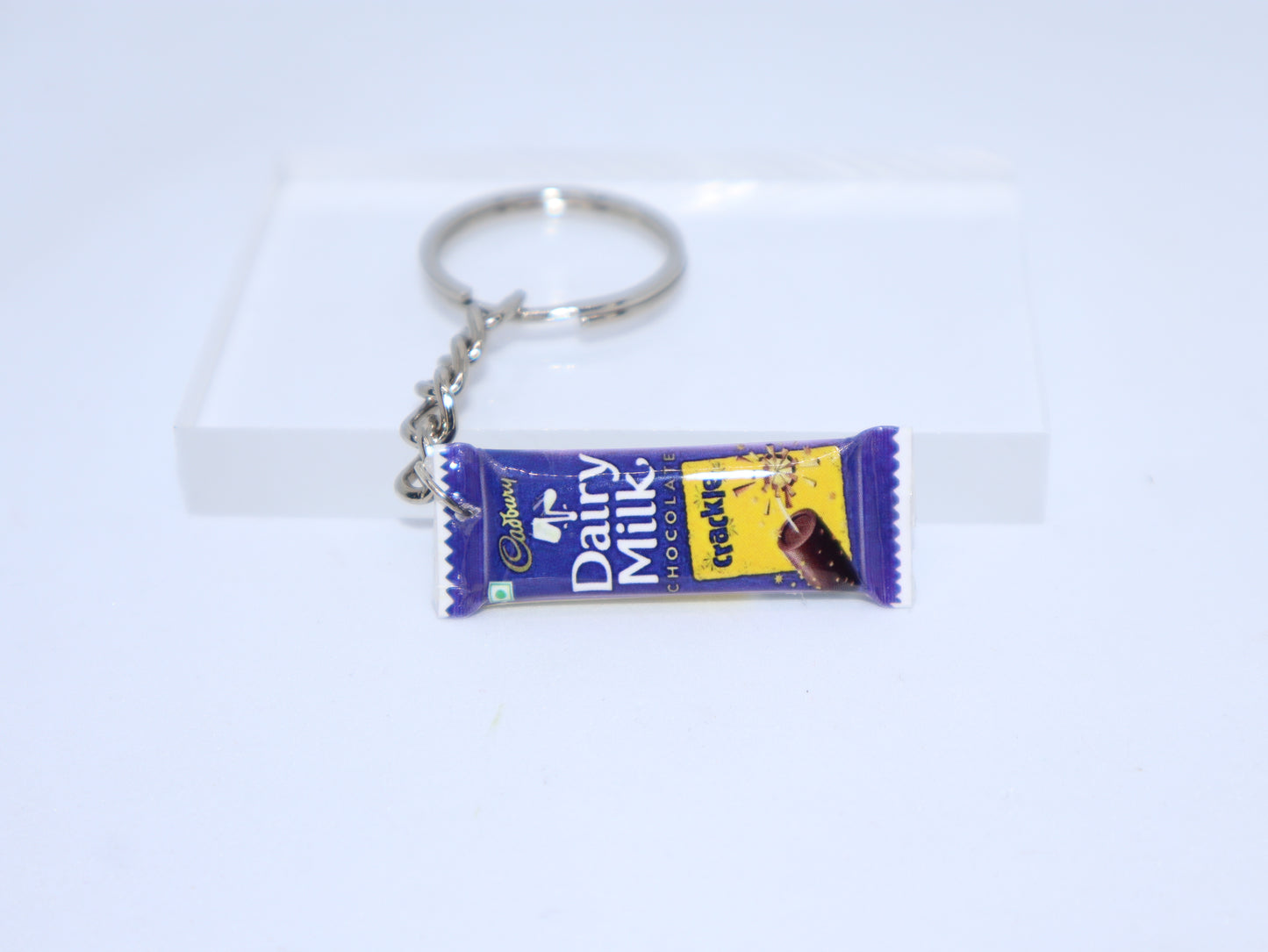 Dairy Milk Crackle Miniature Keychain