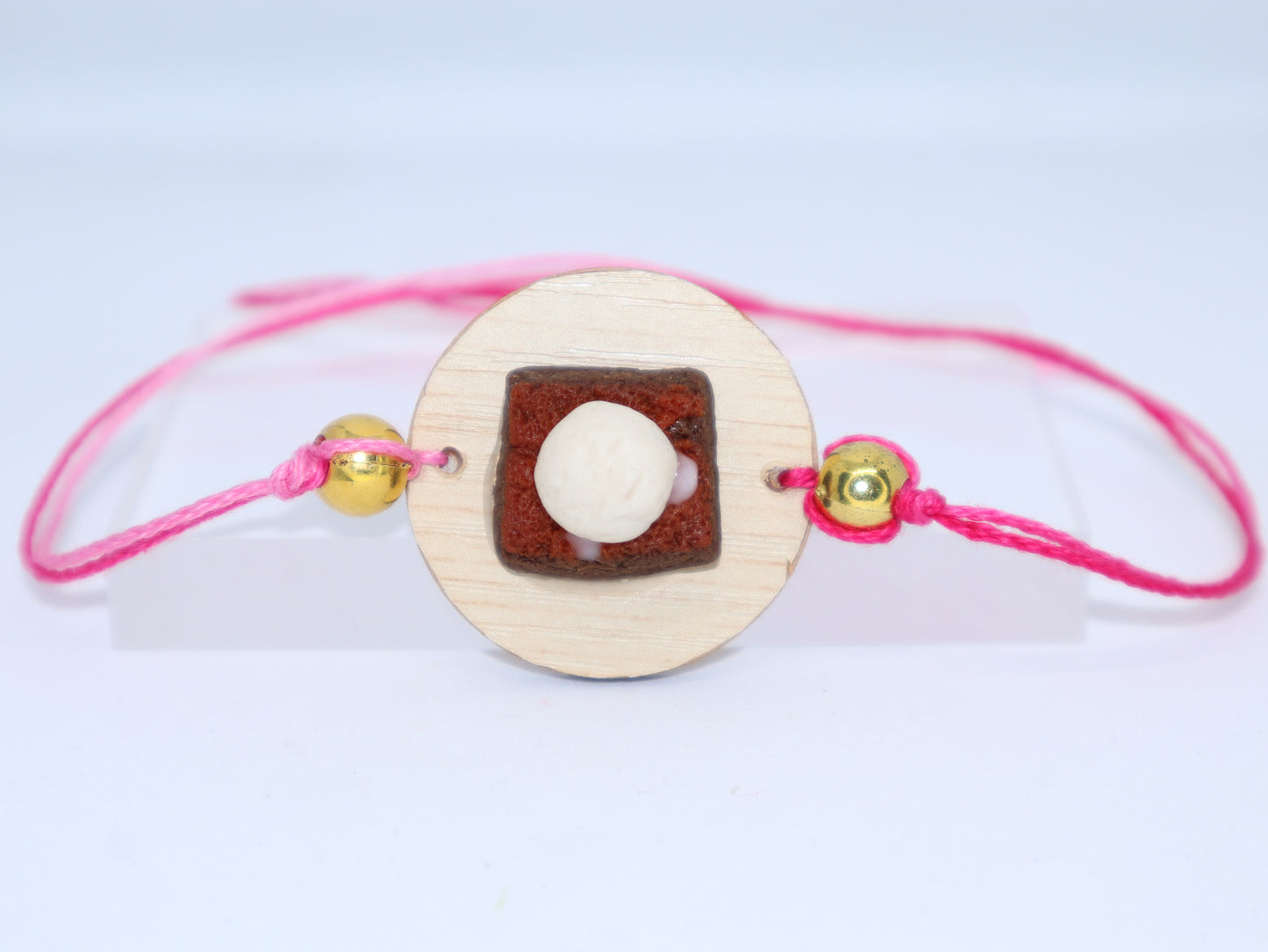 Miniature Brownie with Ice Cream Rakhi
