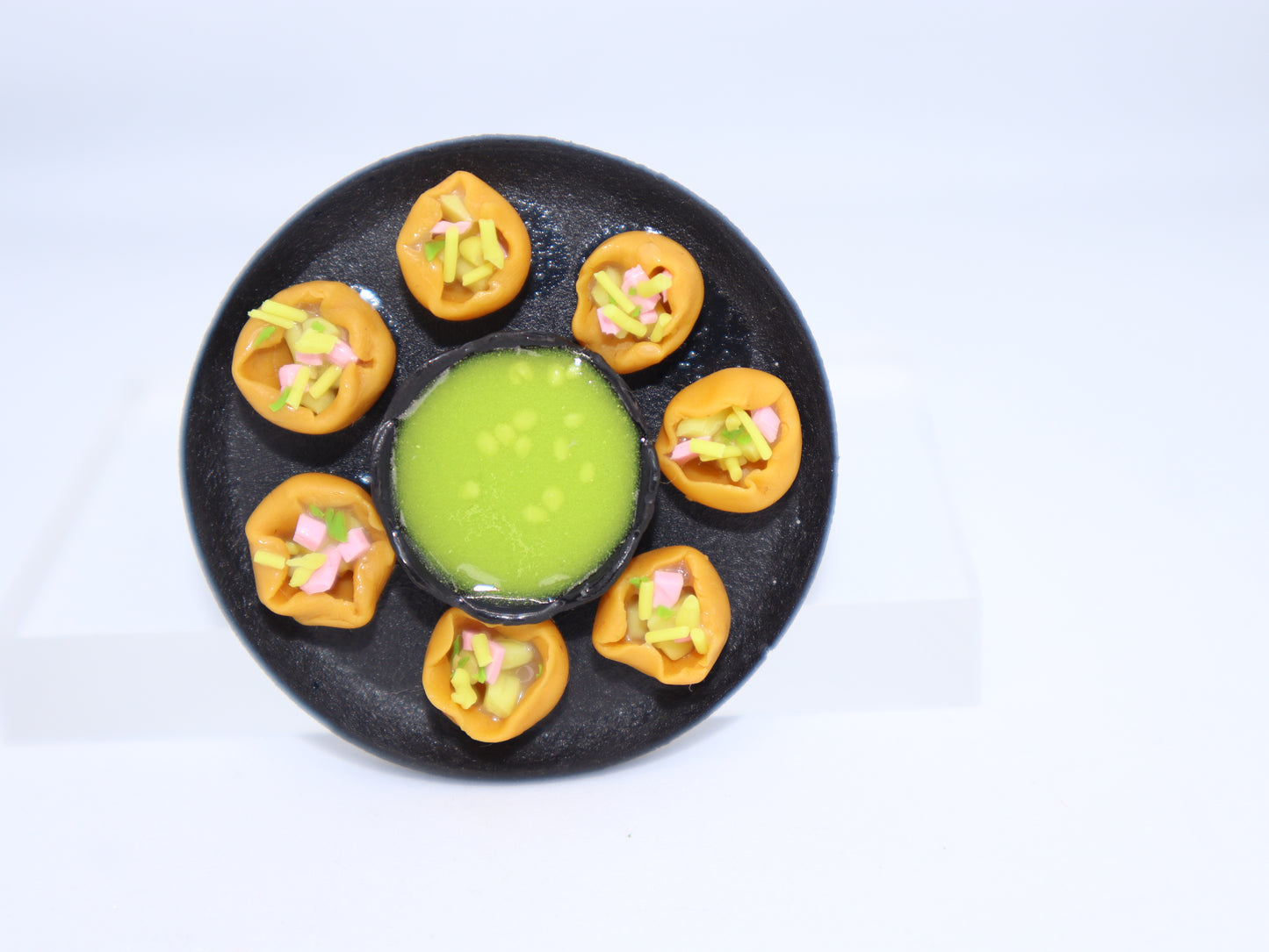 Miniature Panipuri Platter Magnet