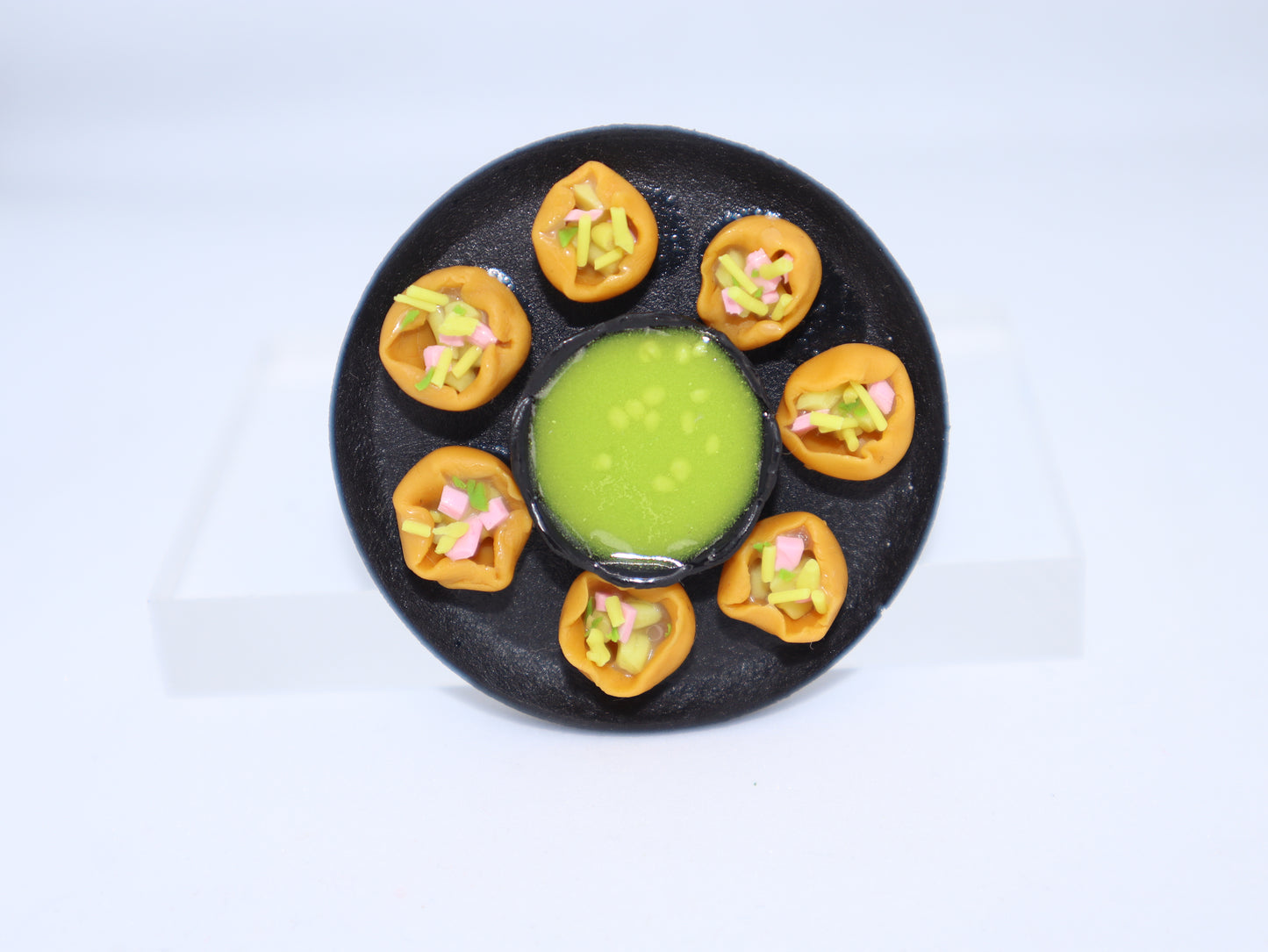 Miniature Panipuri Platter Magnet
