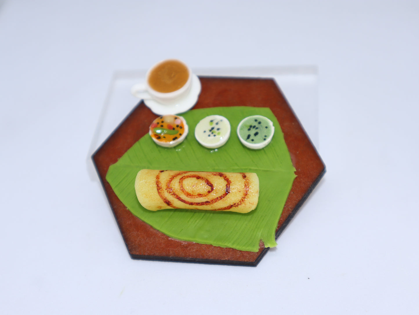Miniature Dosa with Coffee Magnet
