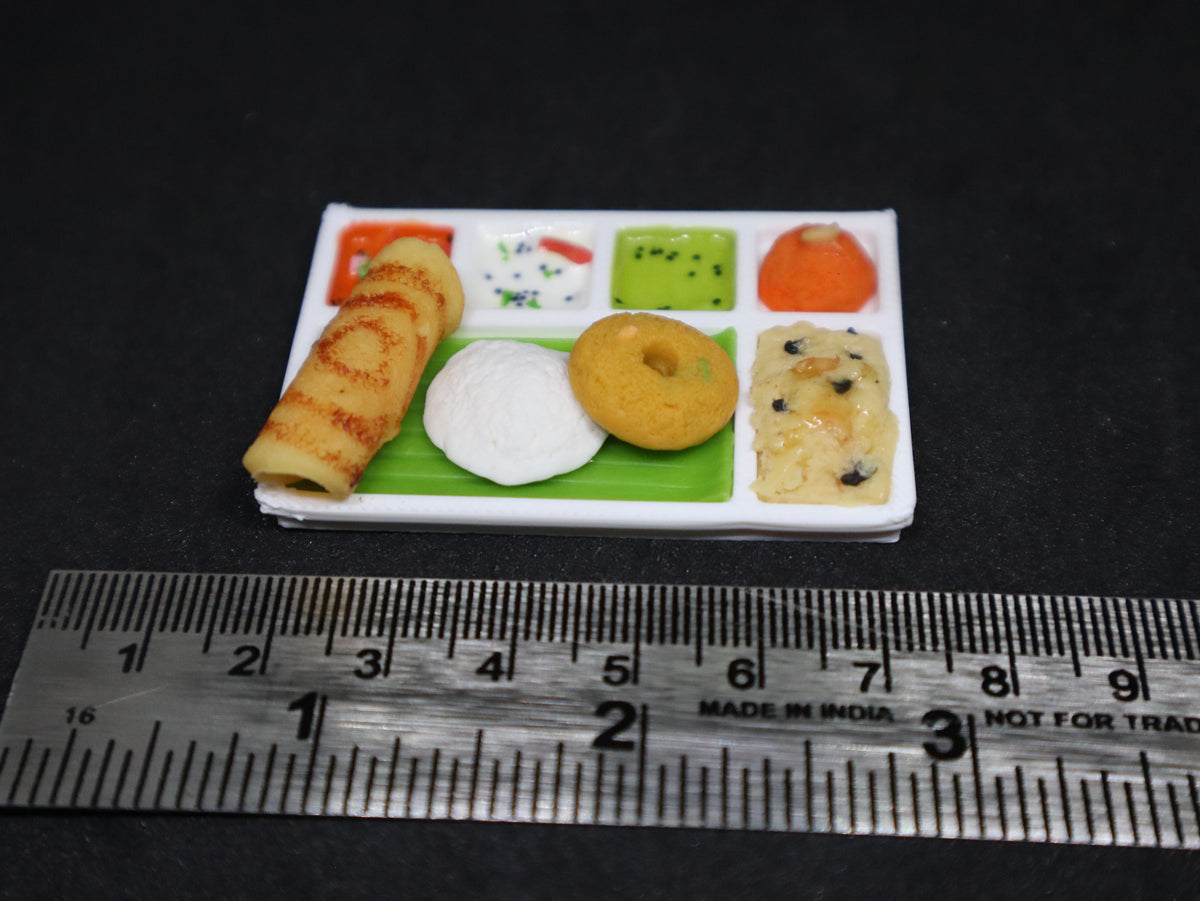 Miniature South Indian Tiffin Platter Magnet