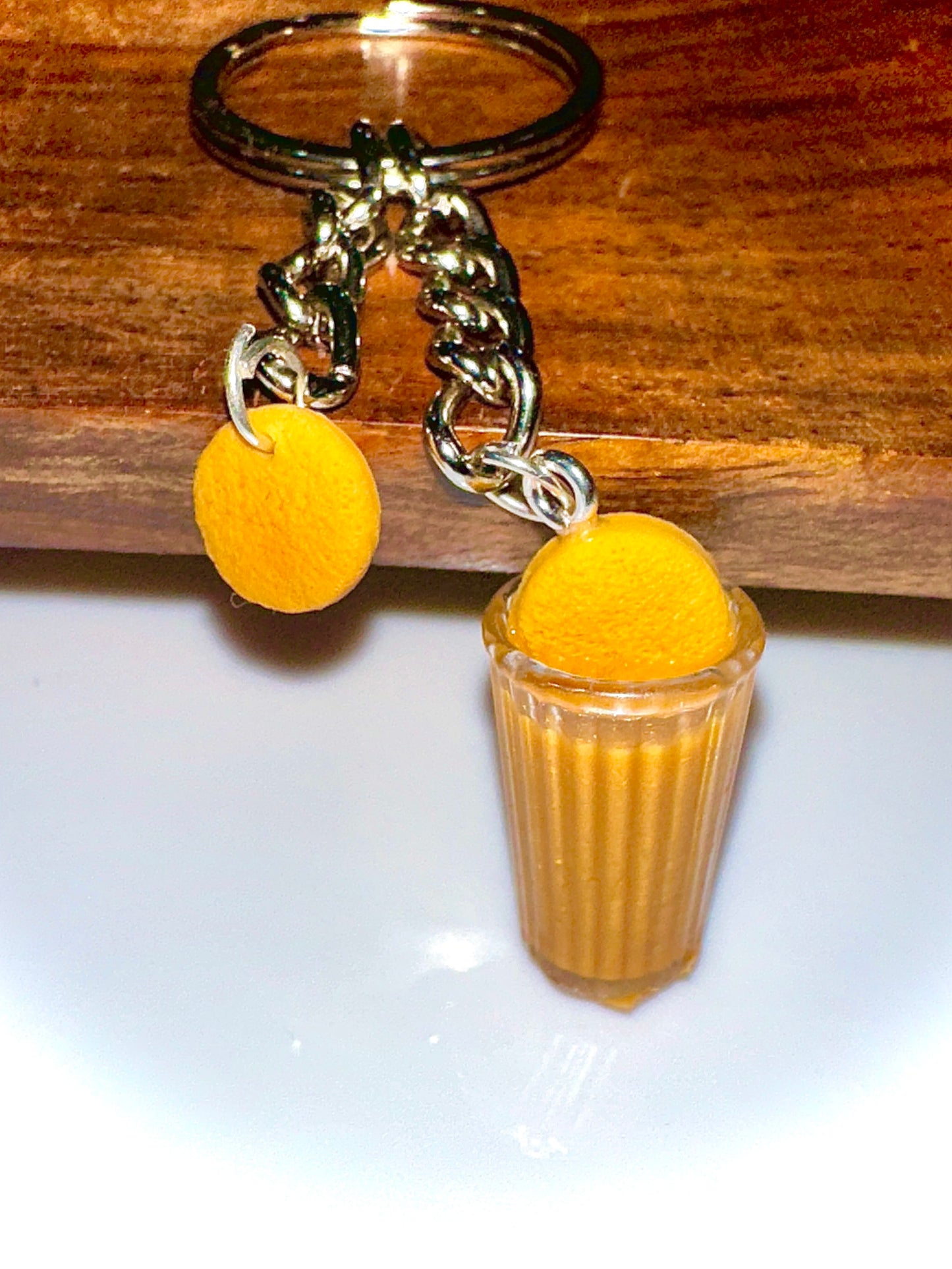 Tea with Butter Biscuit Keychain