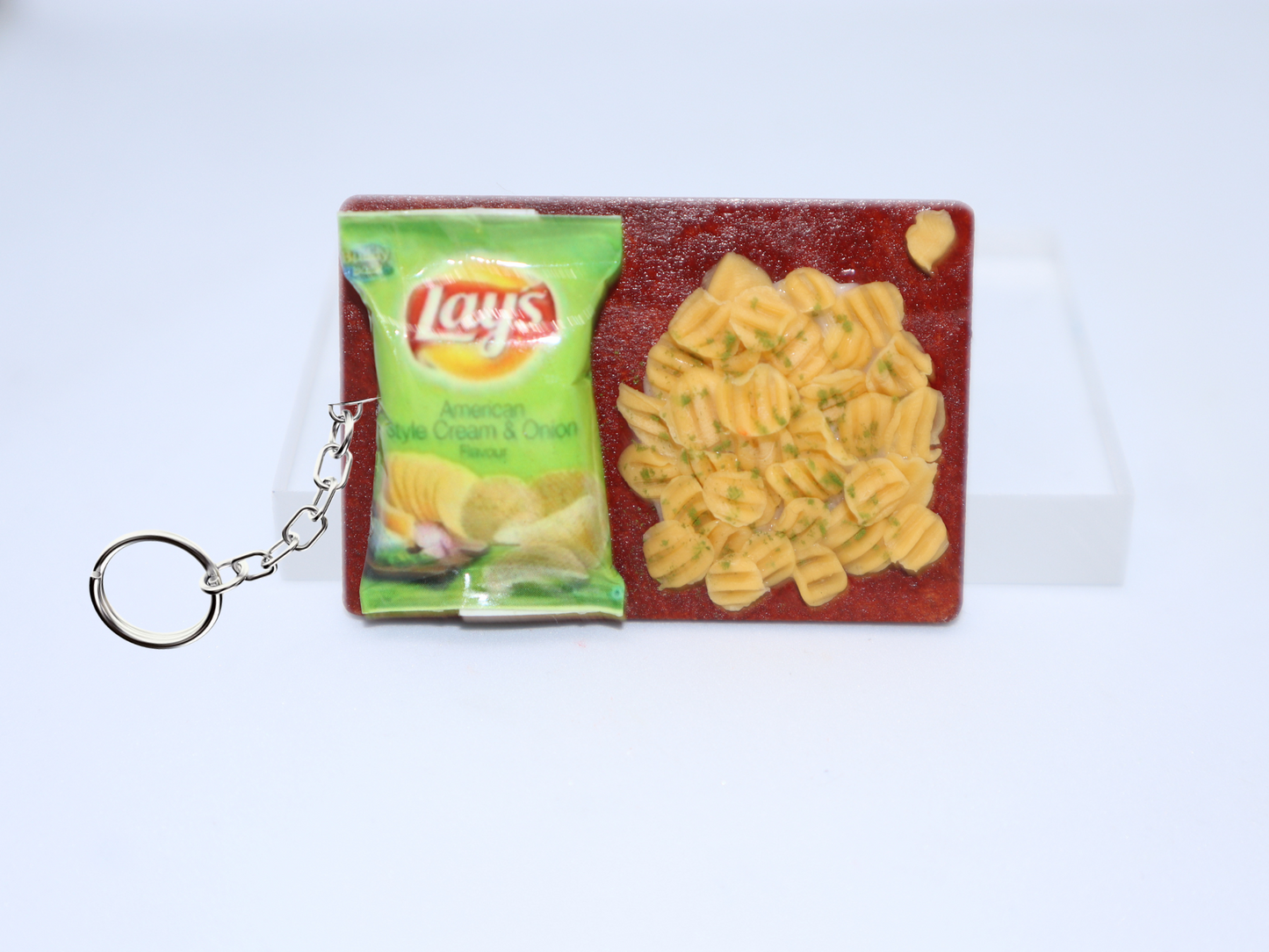 Green Lays Miniature Keychain