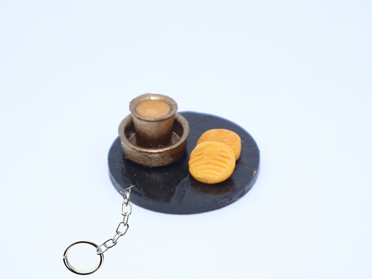 Good day Biscuit and Filter Coffee Combo Miniature Keychain