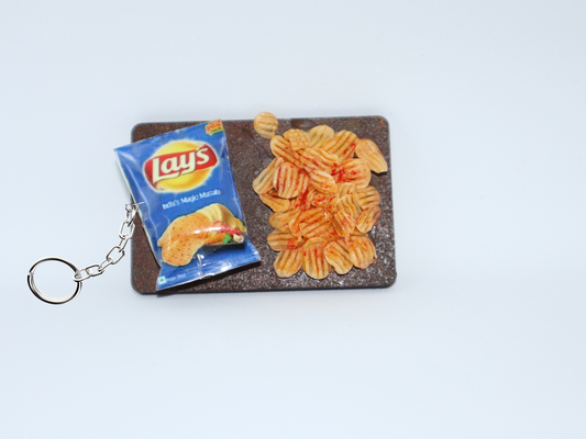 Blue Lays Miniature Keychain
