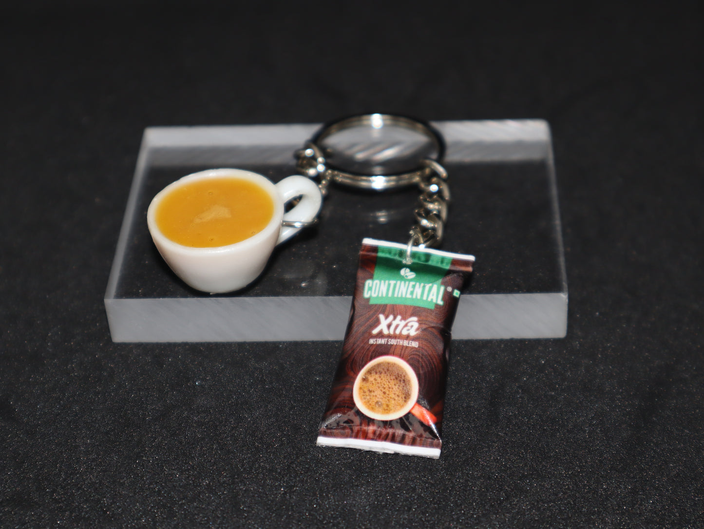 Continental Xtra Coffee Packet with Coffee Miniature Keychain