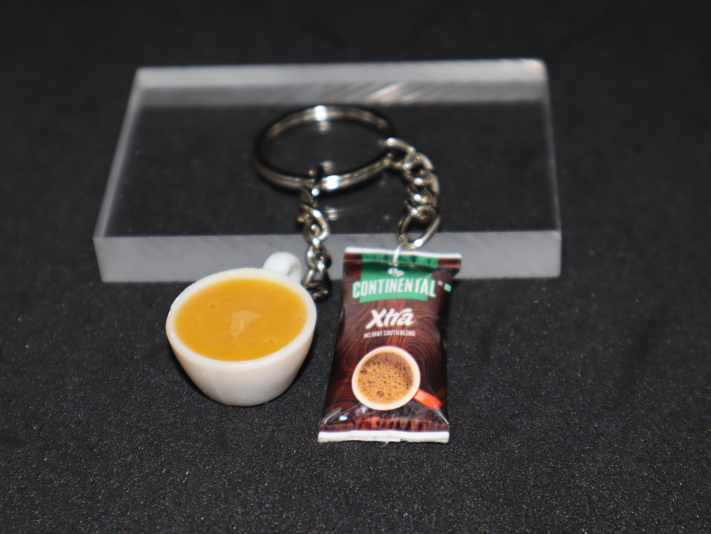 Continental Xtra Coffee Packet with Coffee Miniature Keychain