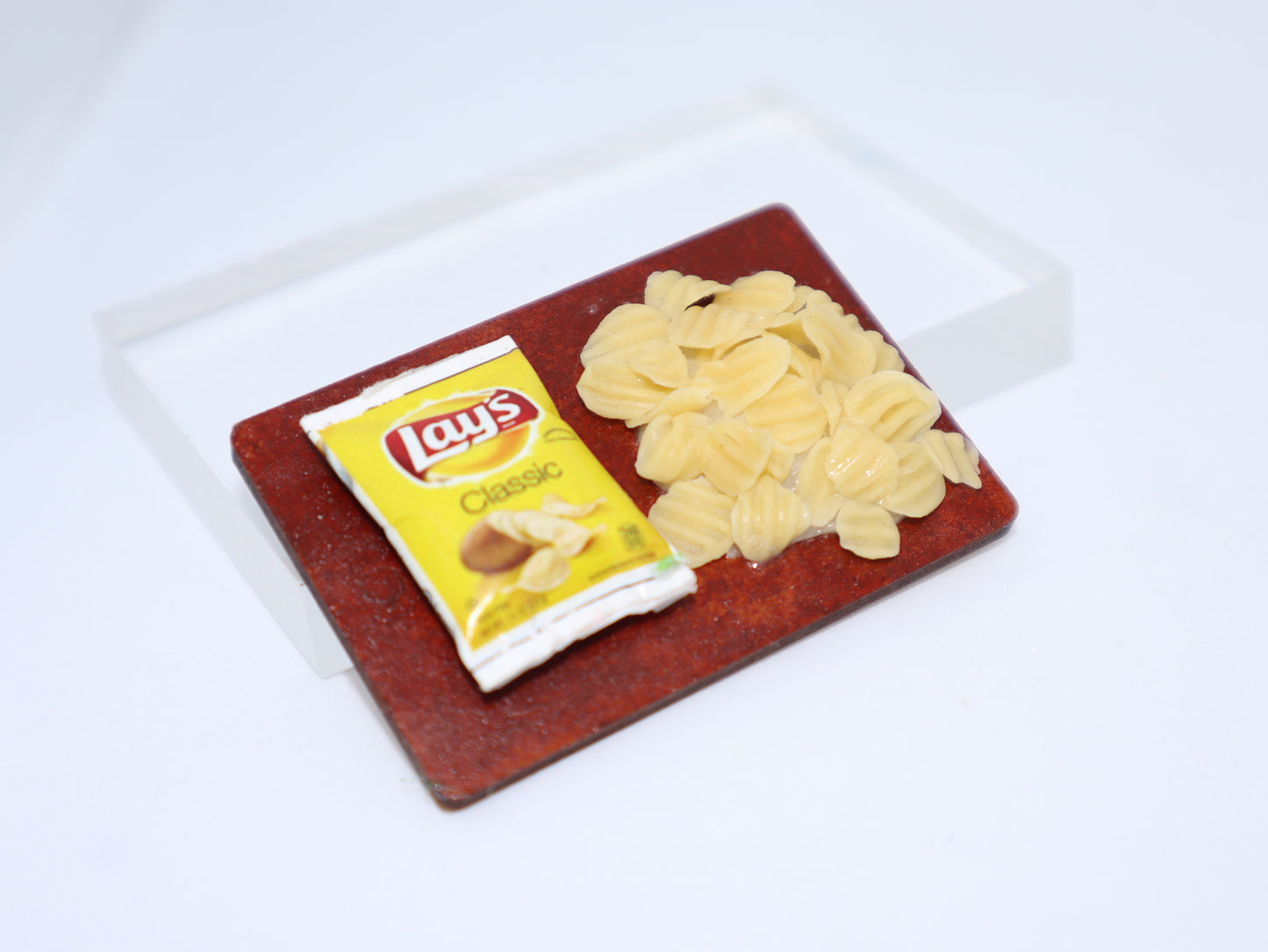 Yellow Lays Miniature Fridge Magnet