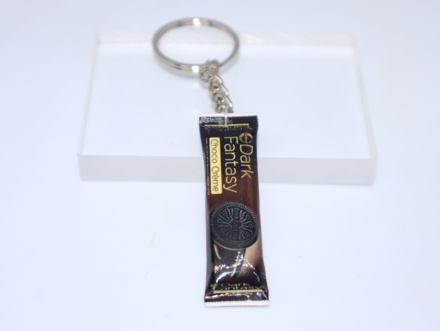 Sunfeast Dark Fantasy Crème Packet Keychain