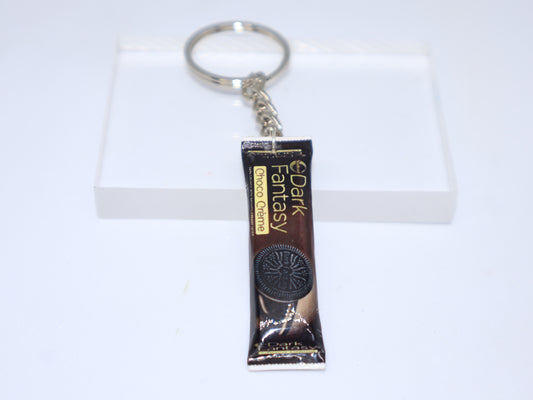 Sunfeast Dark Fantasy Crème Packet Keychain
