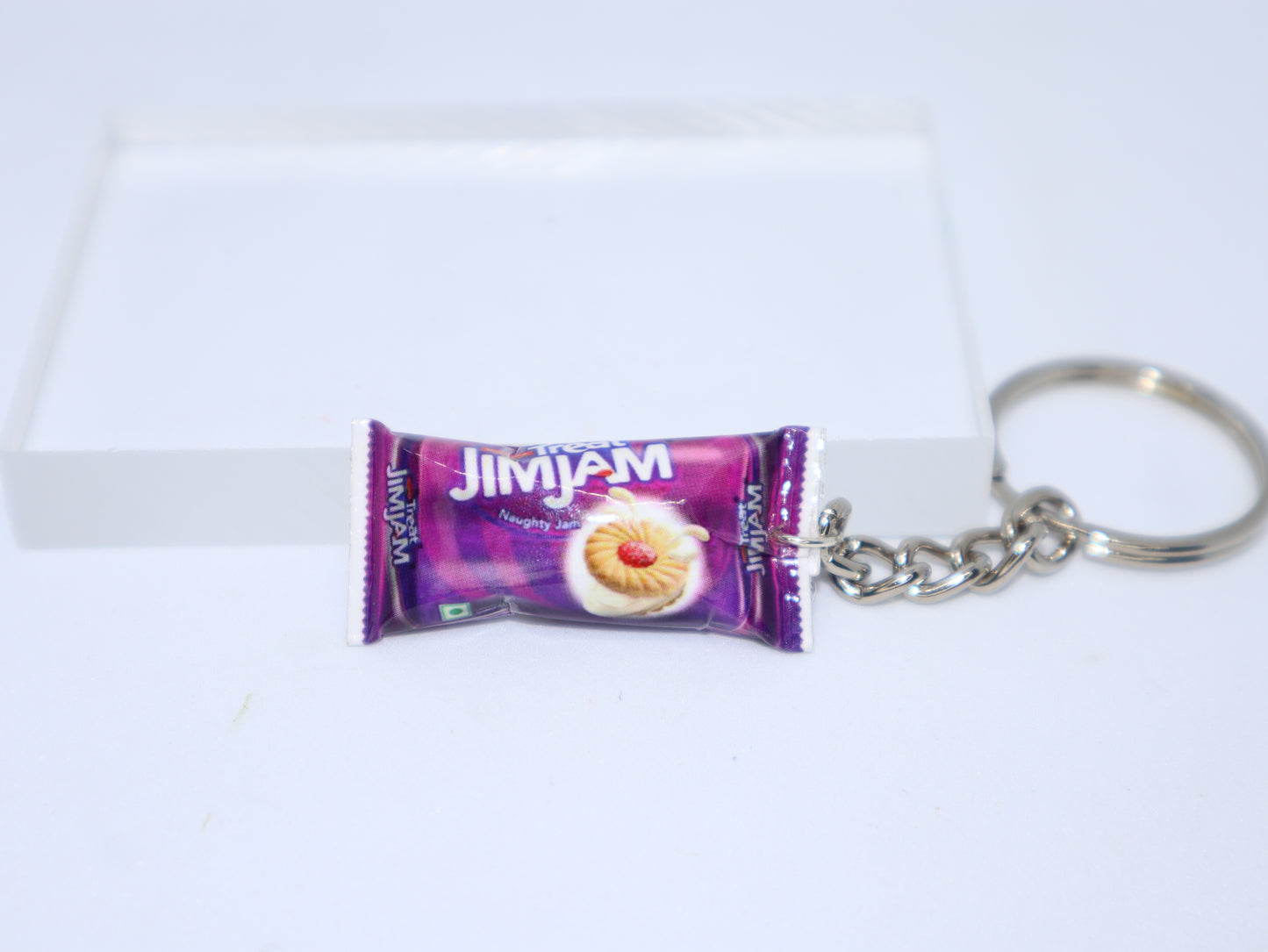 Britannia Treat Jim Jam Biscuits Packet Keychain