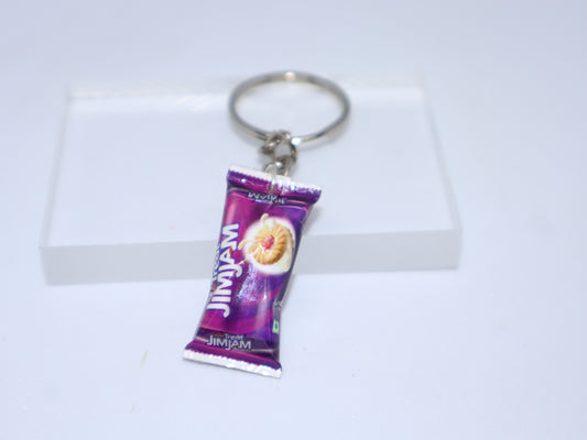 Britannia Treat Jim Jam Biscuits Packet Keychain