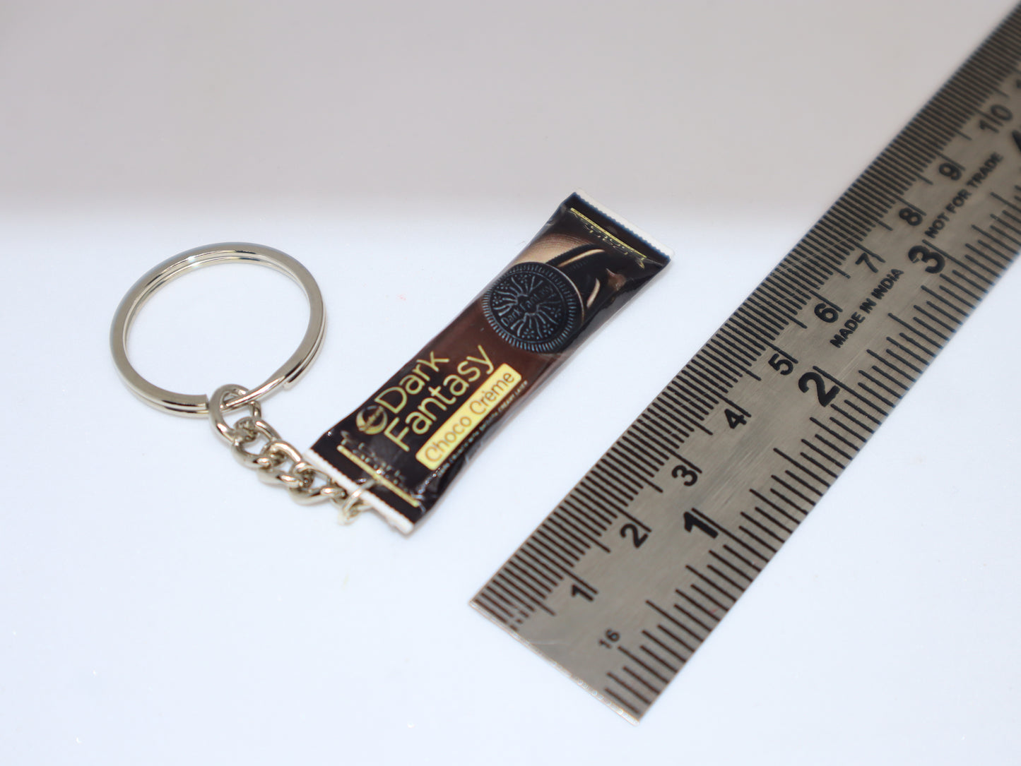 Sunfeast Dark Fantasy Crème Packet Keychain