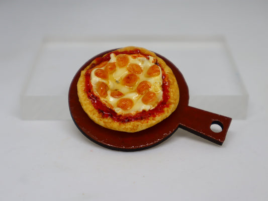 Chicken Pizza Miniature Fridge Magnet