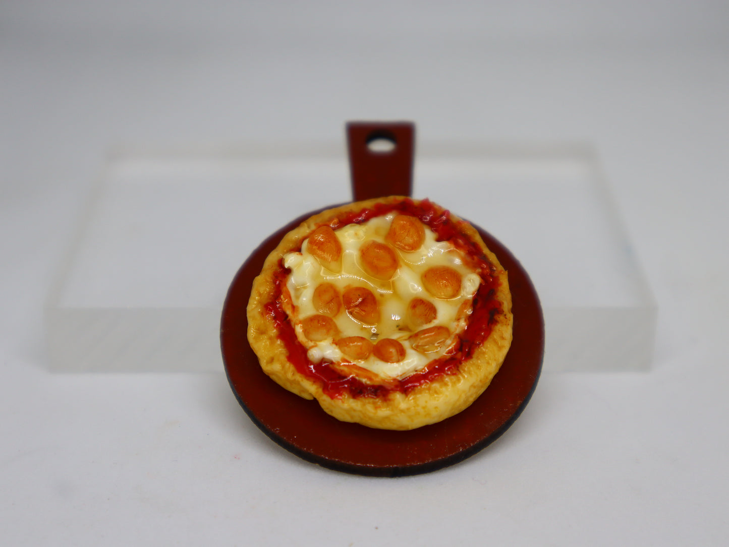 Chicken Pizza Miniature Fridge Magnet