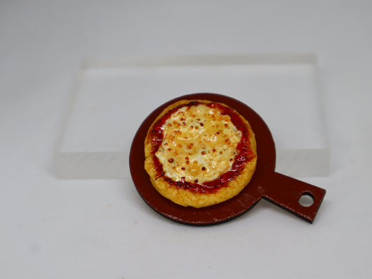 Margherita Pizza Miniature Fridge Magnet