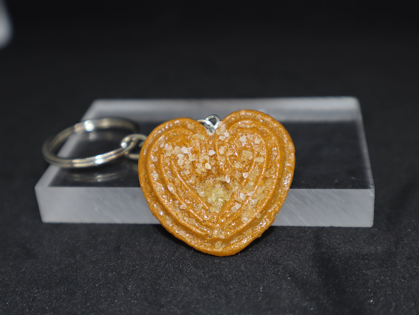 Little Hearts Biscuit Keychain