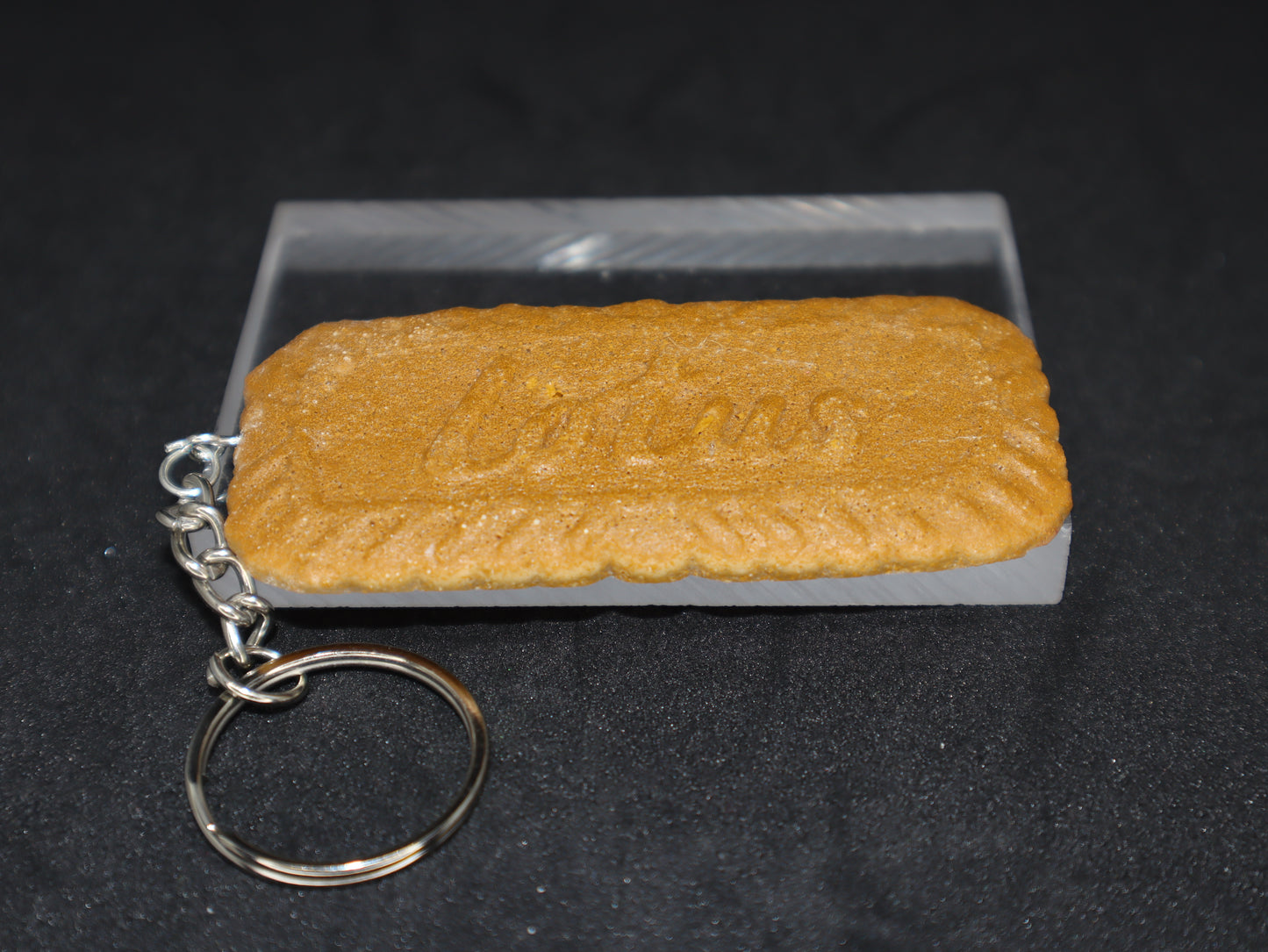 Lotus Biscoff Biscuit Keychain(Real Size)