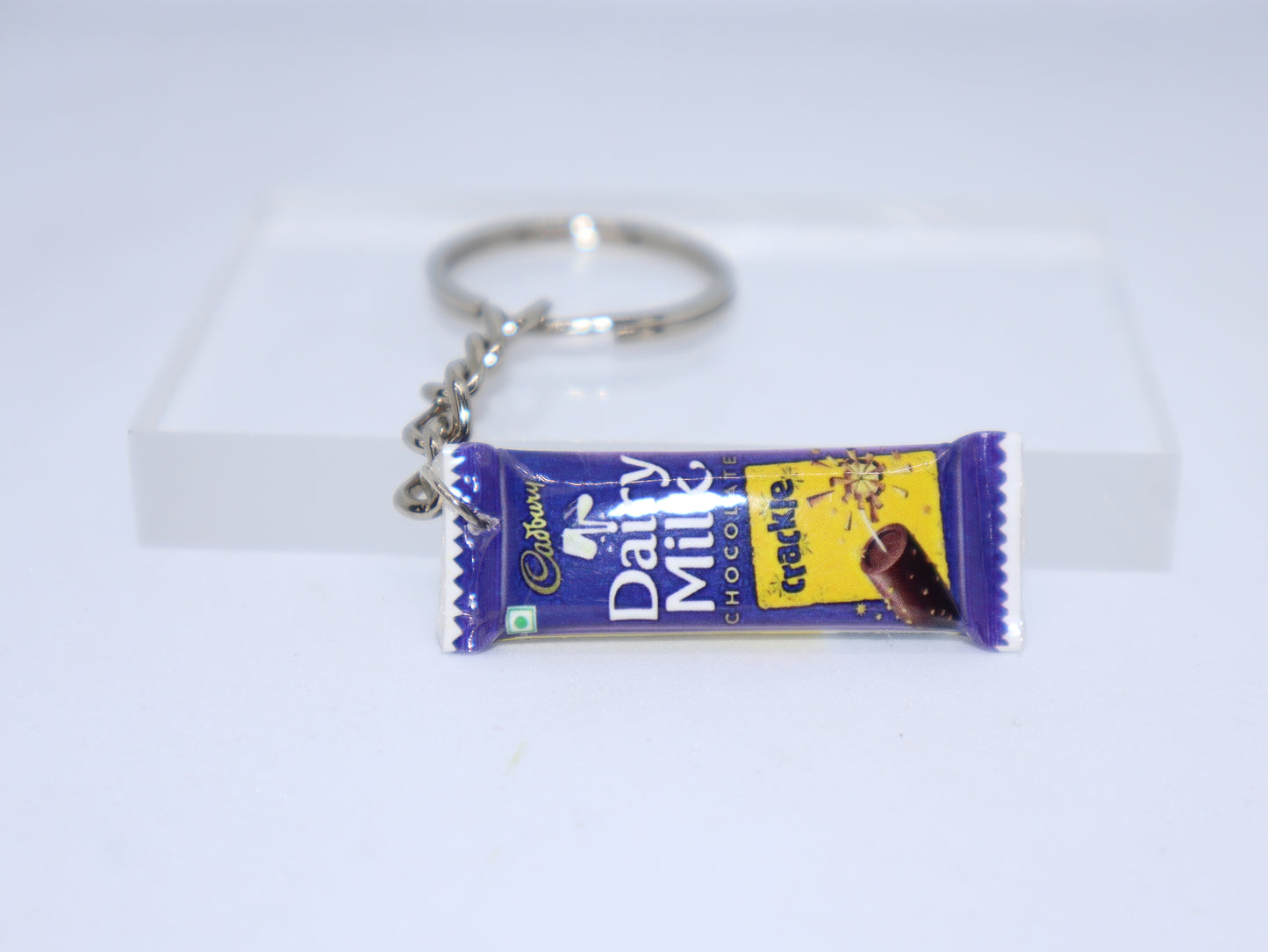 Dairy Milk Crackle Miniature Keychain