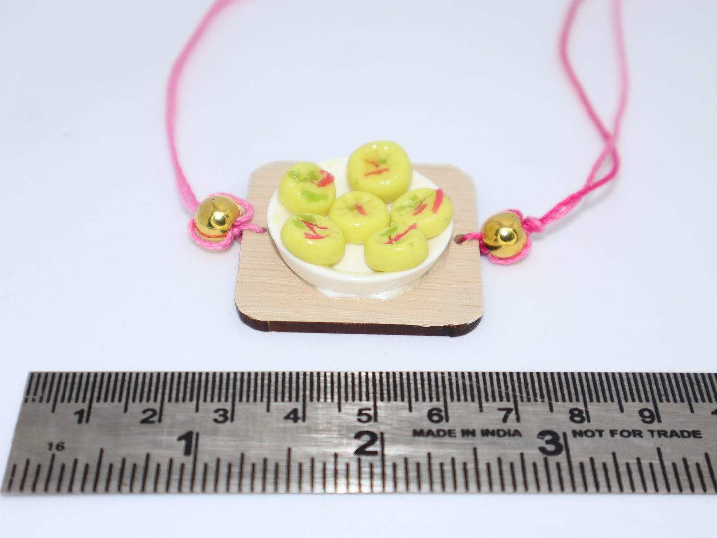 Miniature Peda Platter Rakhi