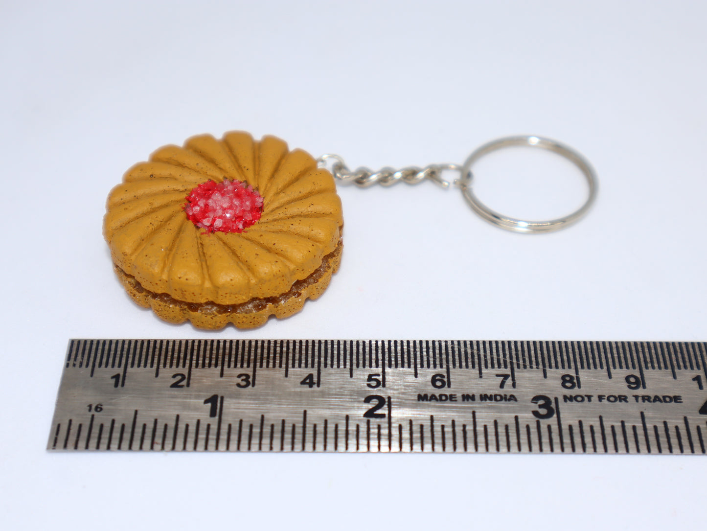 Jim Jam Biscuit Keychain - Real size